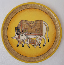 Load image into Gallery viewer, Tanjore Work Wall Plate