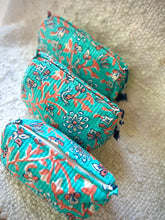 Load image into Gallery viewer, Block Printed Cosmetic Pouches- Set of 3