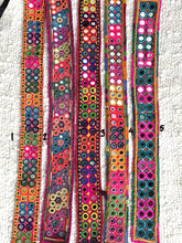 Load image into Gallery viewer, Vintage Banjara Kutchi Belts- Round Mirrors