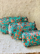 Load image into Gallery viewer, Block Printed Cosmetic Pouches- Set of 3