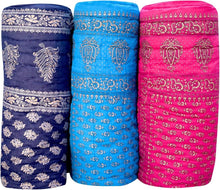 Load image into Gallery viewer, Block Printed Jaipur Quilt- Full/Queen Size