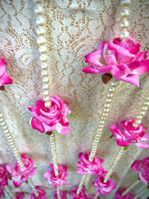 Load image into Gallery viewer, 5’ Velvet Rose and Pearl Hangings
