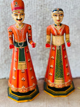 Load image into Gallery viewer, Antique Gangaur Dolls