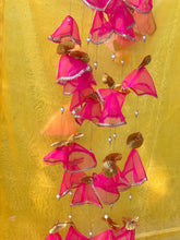 Load image into Gallery viewer, Net and Pearls Gota Skirt Hangings-Set of 5