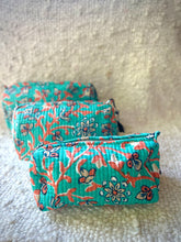 Load image into Gallery viewer, Block Printed Cosmetic Pouches- Set of 3