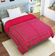 Load image into Gallery viewer, Block Printed Jaipur Quilt- Full/Queen Size