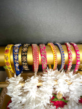 Load image into Gallery viewer, Zardozi Maggam work Headbands - Wide
