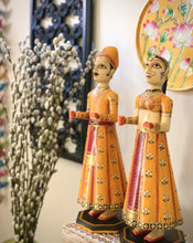 Load image into Gallery viewer, Antique Gangaur Dolls