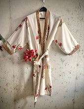 Load image into Gallery viewer, Hibiscus Waffle Weave Bath Robe
