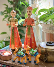 Load image into Gallery viewer, Antique Gangaur Dolls