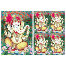 Load image into Gallery viewer, Ganapati Decoupage Sheets- Set of 2