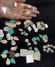 Load image into Gallery viewer, Mini mirrors for craft and DIY- Drop Shape