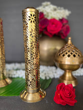 Load image into Gallery viewer, Delicate Gold Incense Agarbatti Burner