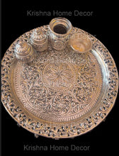 Load image into Gallery viewer, Srivalli German Silver Pooja Thali