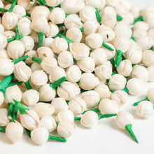 Load image into Gallery viewer, Loose Mogra Jasmine Buds Sholawood- Pack of 100