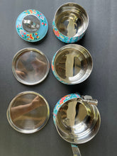 Load image into Gallery viewer, Kashmiri Enamelware Three Tier Tiffin Carrier