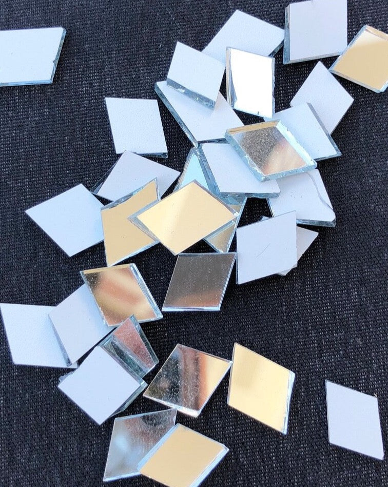 Mini mirrors for craft and DIY- Drop Shape