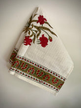 Load image into Gallery viewer, Hibiscus Waffle Weave Wash Cloth Set of 2