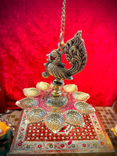 Load image into Gallery viewer, Peacock Hanging Deepak