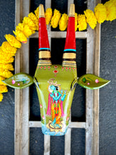 Load image into Gallery viewer, Nandi Bull Head w/ Krishna