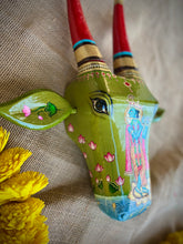Load image into Gallery viewer, Nandi Bull Head w/ Krishna