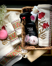 Load image into Gallery viewer, Hibiscus Waffle Weave Wash Cloth Set of 2