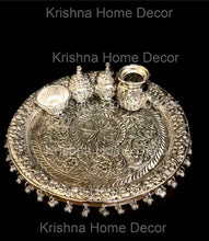 Load image into Gallery viewer, Srivalli German Silver Pooja Thali