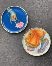 Load image into Gallery viewer, Pichwai Plates- Charan Kamal