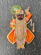 Load image into Gallery viewer, Hand Painted Shrinath Ji Cutout