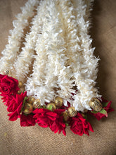 Load image into Gallery viewer, Jasmine and rose garland- Set of 2
