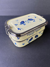 Load image into Gallery viewer, Kashmiri Enamelware Stainless Steel Lunch Box- Two Tier Rectangular