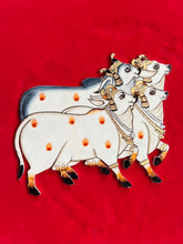 Load image into Gallery viewer, Handpainted MDF cutout Cow herd of 4