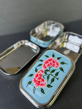 Load image into Gallery viewer, Kashmiri Enamelware Stainless Steel Lunch Box- Two Tier Rectangular