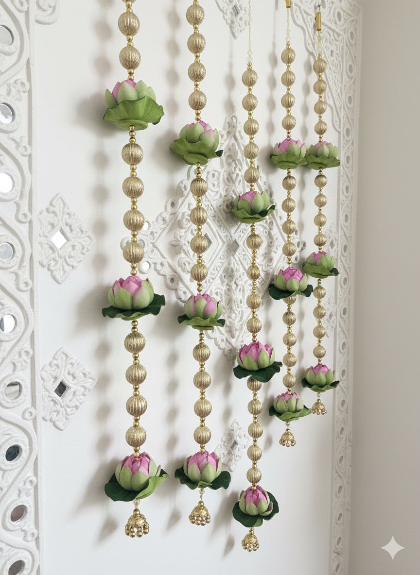 Lotus Gota Hangings- Set of 3