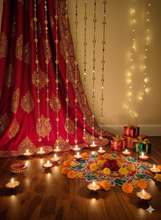 Load image into Gallery viewer, Gota Pompom and Mirror Garlands- Set of 5
