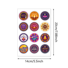 Load image into Gallery viewer, Diwali Stickers For Gifts Crafts or Favors- Set of 9 Sheets
