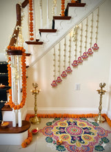 Load image into Gallery viewer, Diya Pearl Hangings- Set of 5
