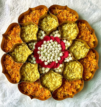 Load image into Gallery viewer, Handcrafted Golden Lotus Tray
