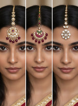 Load image into Gallery viewer, Jadau Kundan Maang Tika
