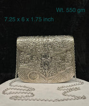 Load image into Gallery viewer, Oxidized Silver Handbag
