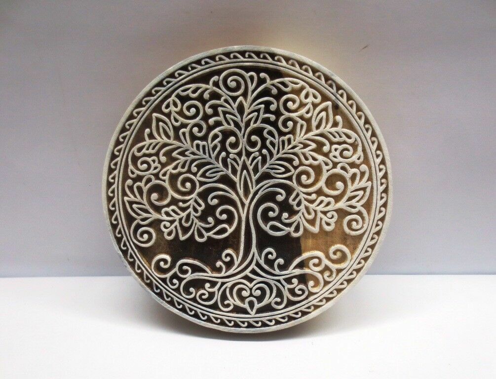 Printing Block Tealight Holder- Tree of Life