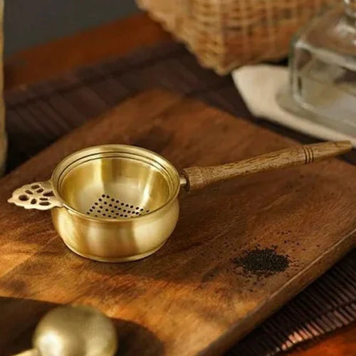 Pure Brass Chai Strainer