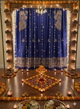 Load image into Gallery viewer, Gota Pompom and Mirror Garlands- Set of 5
