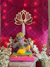 Load image into Gallery viewer, Large Gold Lotus Hangings - Single
