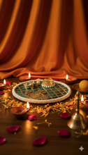 Load image into Gallery viewer, Pooja Favors- Gota Patti Haldi Kumkum Plate
