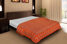 Load image into Gallery viewer, Block Printed Jaipur Quilt- Full/Queen Size
