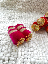 Load image into Gallery viewer, Mini Velvet Lumbar Pillows for Bhagwan -Pair
