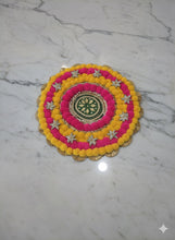 Load image into Gallery viewer, Pompom and Gota Mats - small 10”
