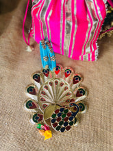 Load image into Gallery viewer, Pooja Favors- Gota Patti Bag w/ bangles and Pooja Thali
