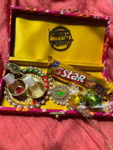 Load image into Gallery viewer, Customizable Pearl Rose Rakhi Hamper
